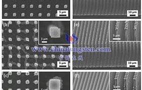 二硫化钨、二硫化钼复合材料修饰硅微米柱的太阳能产氢反应