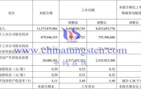 钼上市公司：西部矿业2023年第一季度运行情况