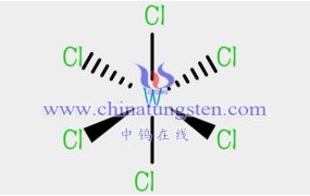 六氯化钨分子结构图是怎样的？