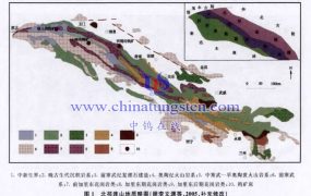北祁连西段钨矿床